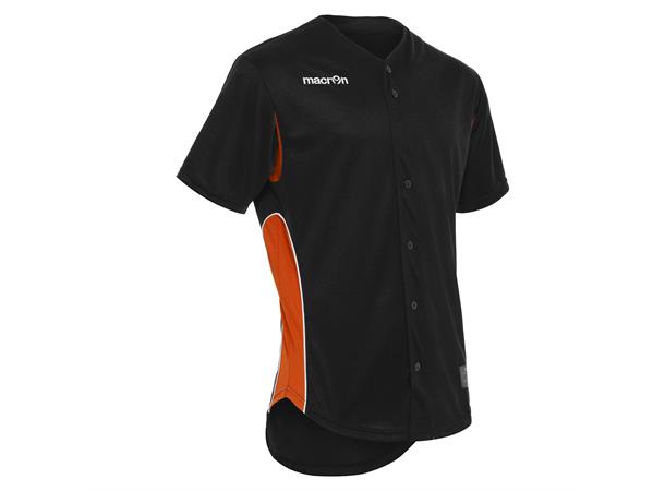 Defender Baseball Jersey BLK/ORA M Enkel baseballdrakt 