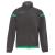 Macron Full Zip Windbreaker BLK/GRN XXS Praktisk vindjakke 