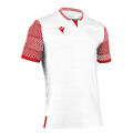Tureis Shirt WHT/RED M Teknisk T-skjorte i ECO-tekstil