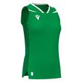 Lily Eco Sleeveless Shirt GRN/WHT M Teknisk kamp og treningsdrakt - Dame